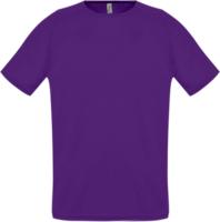 Футболка унисекс Sporty 140 темно-фиолетовая