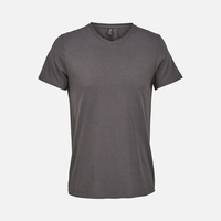 Футболка унисекс Regent с V-образным вырезом, темно-серая