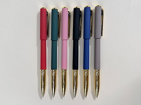 Ручка пластиковая шариковая Parliament, 0,7 мм, синие чернила, черный/золотистый - рис 7.