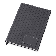 Блокнот А5 Bradbury, гибкая обложка, 80 листов 80 гр/м2 FSC бумага, темно-серый