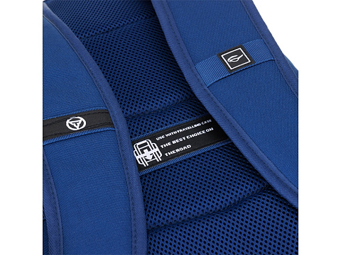 Рюкзак TORBER ПРОРЫВ с отделением для ноутбука 15.6, темно-синий, полиэстер, 46.5х32.5х15.5 см, 24 л - рис 7.