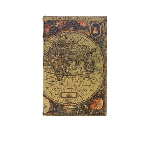 Деревянная коробка "Карта мира" (19х30 см) - рис 2.