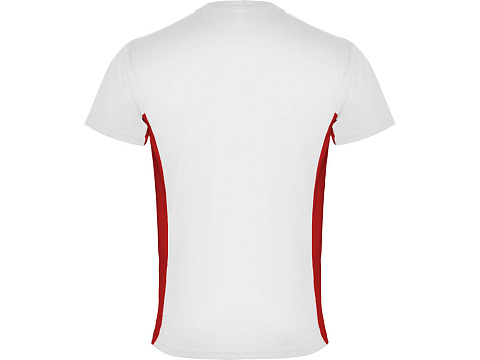 Спортивная футболка Tokyo мужская, белый/красный - рис 2.
