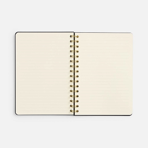 Ежедневник Spiral, недатированный, черный - рис 3.