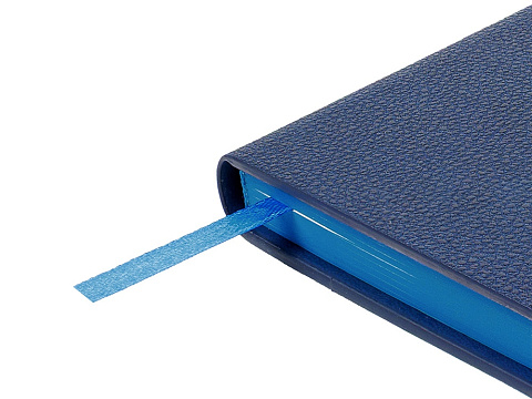 Ежедневник недатированный с магнитным клапаном А5 Venezia, темно-синий - рис 4.