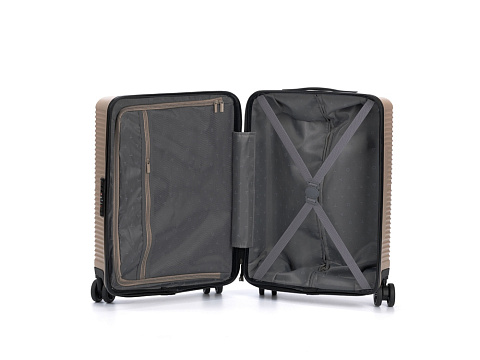 Чемодан TORBER ЭЛЬТОН, песочный, ABS-пластик, 38 х 24 х 54 см, 35 л - рис 4.