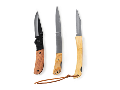 Нож складной KAIDE, натуральный/серебристый - рис 6.