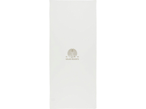 Lucas спортивное полотенце из переработанного полиэстера 30х80 см - Белый - рис 5.
