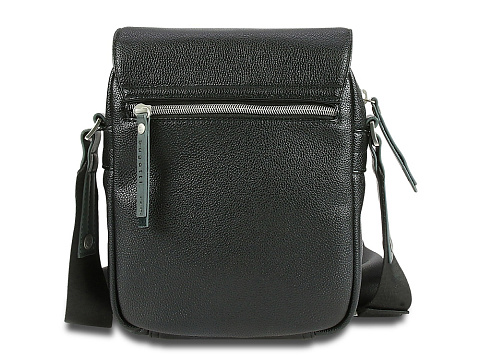 Сумка наплечная BUGATTI МОТОБАЙК D | MOTO D, чёрная, полиуретан, 18х6х24 см, 2 л - рис 5.