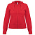Толстовка женская Hooded Full Zip красная - миниатюра