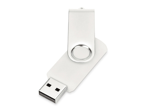 Флеш-карта USB 2.0 8 ГБ Квебек, белый - рис 2.