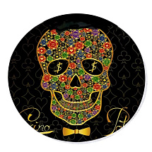 Покрывало пляжное Black Skull