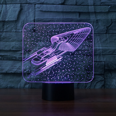 3D светильник Звездолёт - рис 6.