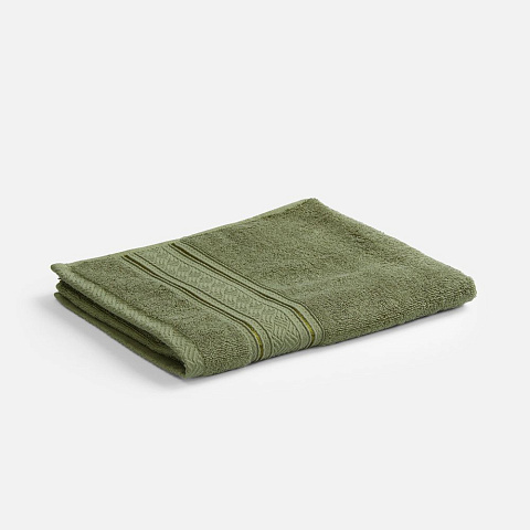 Полотенце махровое Terrychic, среднее, зеленое - рис 2.