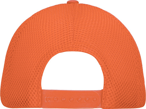 Бейсболка с сеткой Newport, оранжевый/белый - рис 7.