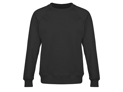 Свитшот оверсайз с рукавом реглан Belgrade, унисекс, черный