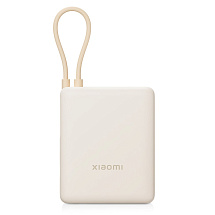 Внешний аккумулятор со встроенным кабелем Xiaomi Power Bank 10000mAh (Integrated Cable) Tan GL
