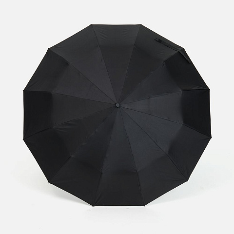 Зонт складной с УФ-защитой Ribstar, черный - рис 3.