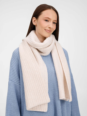 Шарф Frissonelle, жемчужно-белый - рис 6.