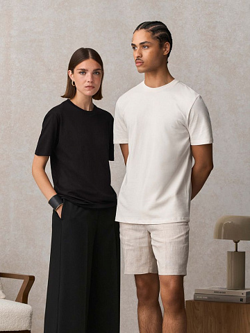 Футболка унисекс Lyam, черная - рис 8.