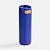 Термостакан X1 с цветной кнопкой, синий с оранжевым - миниатюра