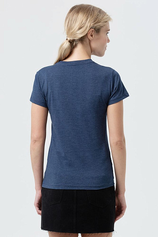 Футболка женская Regent Fit Women, синий меланж - рис 6.