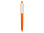 Ручка пластиковая трехгранная шариковая Lateen, оранжевый/белый - миниатюра - рис 3.