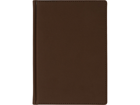 Ежедневник недатированный А5 Velvet, коричневый - рис 3.