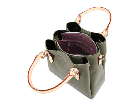 Сумка женская BUGATTI ЭЛЛА | ELLA, оливковая, полиуретан, 27х12х23,5 см - рис 3.