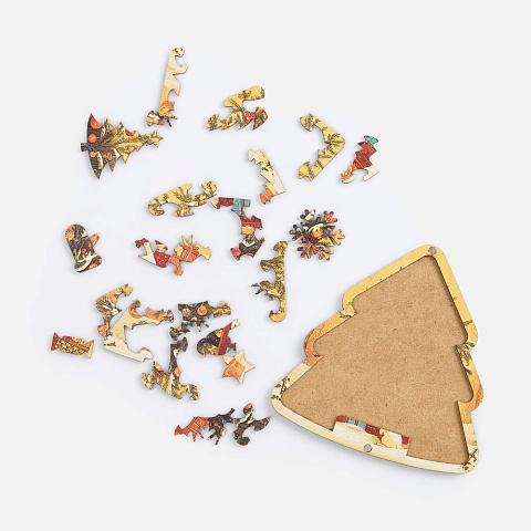 Пазл фигурный «Елочка» - рис 4.