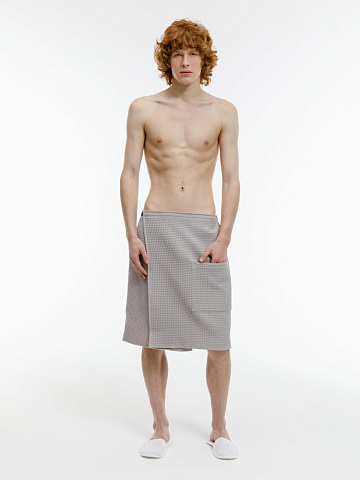 Банный набор Heat Therapy ver.2, мужской, светло-серый - рис 8.