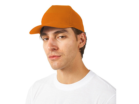 Бейсболка Memphis 5-ти панельная, оранжевый - рис 2.
