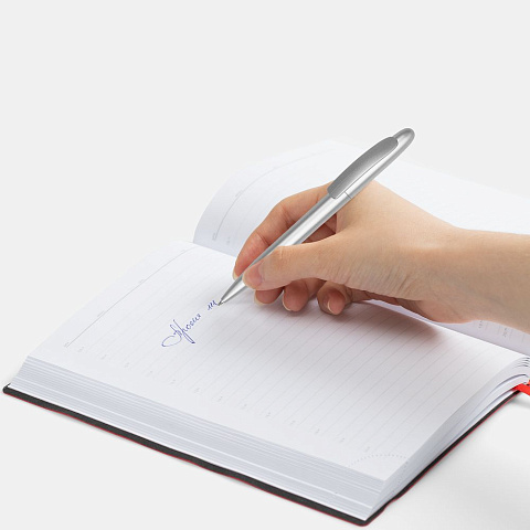 Ручка шариковая Moor Silver, ver.2, серебристый металлик - рис 5.