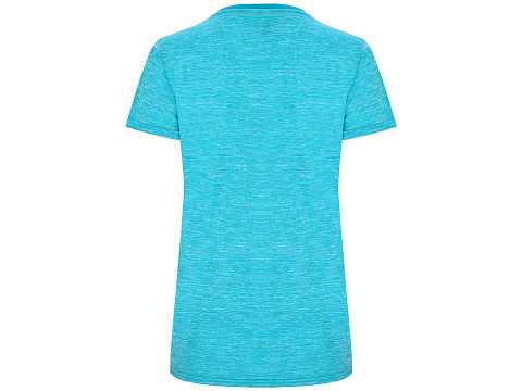Спортивная футболка Zolder женская, бирюзовый/меланжевый бирюзовый - рис 2.