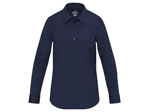 Carnelian женская рубашка из поплина - Navy Blue - рис 2.