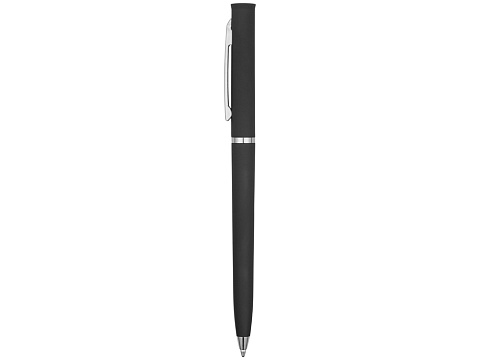 Ручка шариковая Navi soft-touch, черный - рис 3.