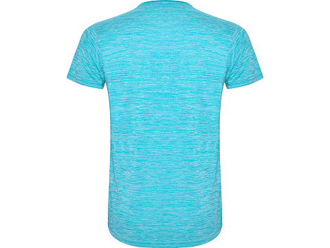 Спортивная футболка Zolder мужская, бирюзовый/бирюзовый меланж - рис 2.