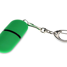 Флешка Goutte Soft-touch на 16 Гб, зеленый