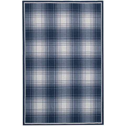 Плед Duotone, синий с белым - рис 4.