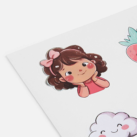 Стикерпак бумажный Thematic, для девочек - рис 3.