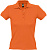 Рубашка поло женская People 210, оранжевая - миниатюра