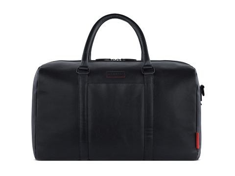 Сумка дорожная BUGATTI КЛАРК | CLARK, чёрная, воловья кожа/полиэстер, 45х20х27,5 см, 24 л - рис 2.