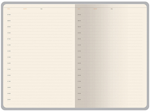 Ежедневник недатированный А5 Bosforo, оранжевый - рис 3.