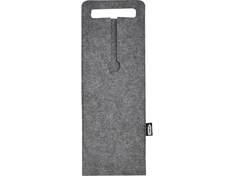 Felta Мешок для вина из переработанного фетра, сертифицированного согласно GRS, емкостью 75 мл - средне-серый - рис 2.