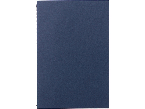 Блокнот Monet, гибкая обложка A5 из моющегося крафта, 32 листа, темно-синий - рис 4.