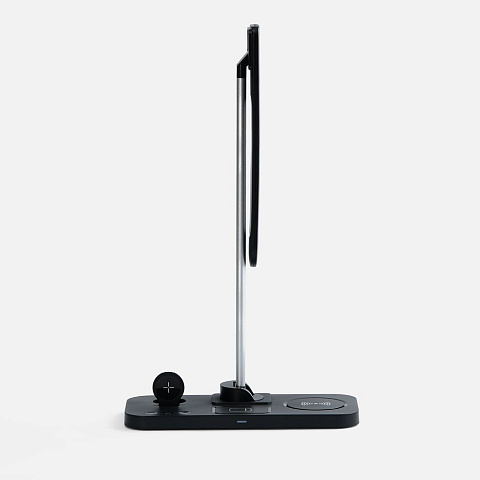 Настольная лампа с беспроводной зарядкой Power Light, черная - рис 5.