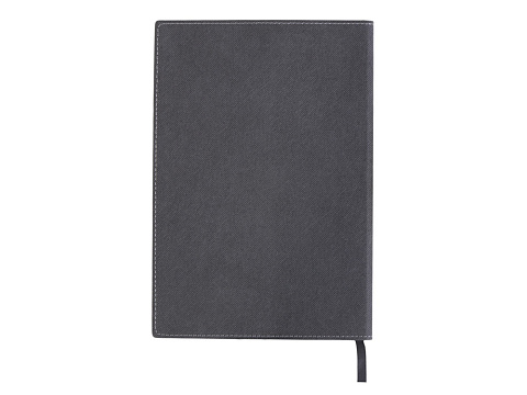 Блокнот А5 Bradbury, гибкая обложка, 80 листов 80 гр/м2 FSC бумага, темно-серый - рис 3.