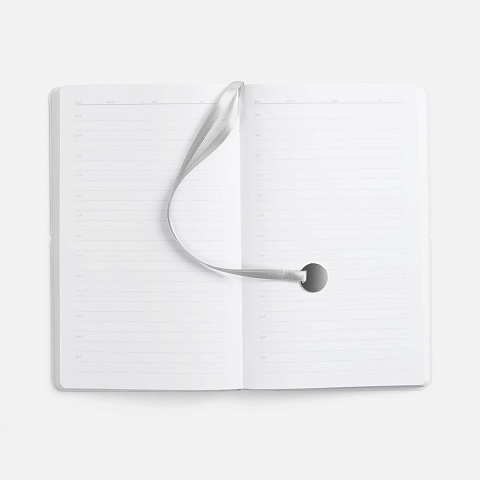 Ежедневник Waltz, недатированный, серебристый - рис 10.