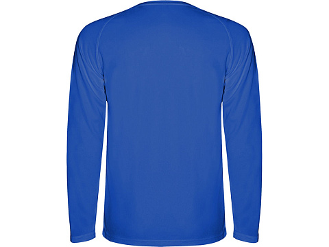 Футболка Montecarlo  мужская с длинным рукавом, королевский синий - рис 2.