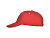 Бейсболка Panel унисекс, красный - миниатюра